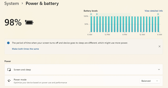 Power & Battery